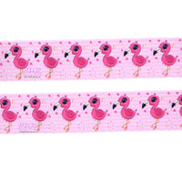 3Yards-Size 1.5" 38mm  Flamingo  Ribbon-R281