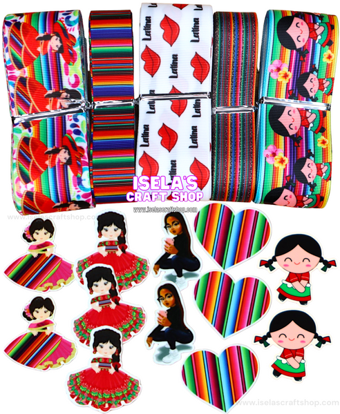 Latina Crafters Ribbon/Resin Bundle B36