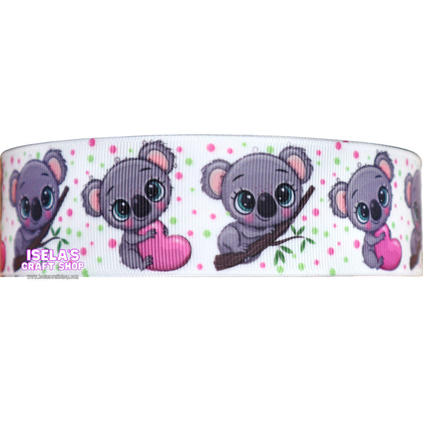 3yards-Cute koala Ribbon SIZE1.5"-  R824