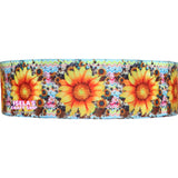 3Yards-New Sunflower  Ribbon size 1.5" - R973