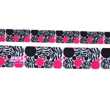 3yards- Zebra Print Ribbon size 7/8" or 1.5"