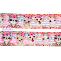 3Yards- Animal Ribbon size 1.5" -R637