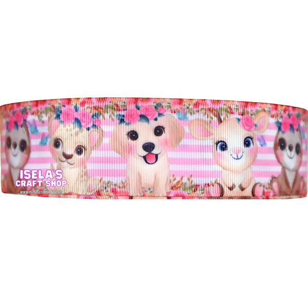 3Yards- Animal Ribbon size 1.5" -R637