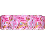 3Yards- Birthday Princess Ribbon-Size 1.5" 38mm -- R187