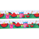 3Yards-Watermelon drink Ribbon size 1.5" -R830