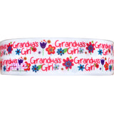 3yards-Grandmas Girl Ribbon-Size 1.5" 38mm  -R166