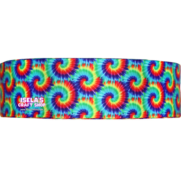 Tie-dye Ribbon size 7/8" or 1.5"