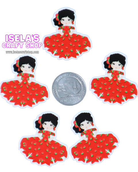 1pc - New High Quality Girl Resin Planar- P819