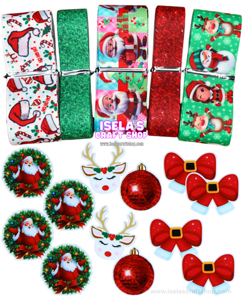 Christmas Crafters Ribbon/Resin Planar Bundle B84