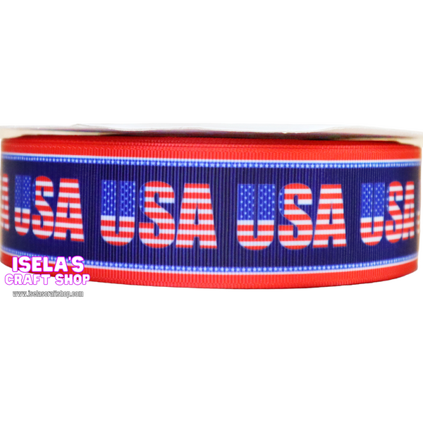 3Yards-New USA  Ribbon size 1.5" - R857