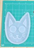 1pc Cat keychain silicone mold/ M31