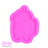 1pc-  Keychain Silicone mold  -M111