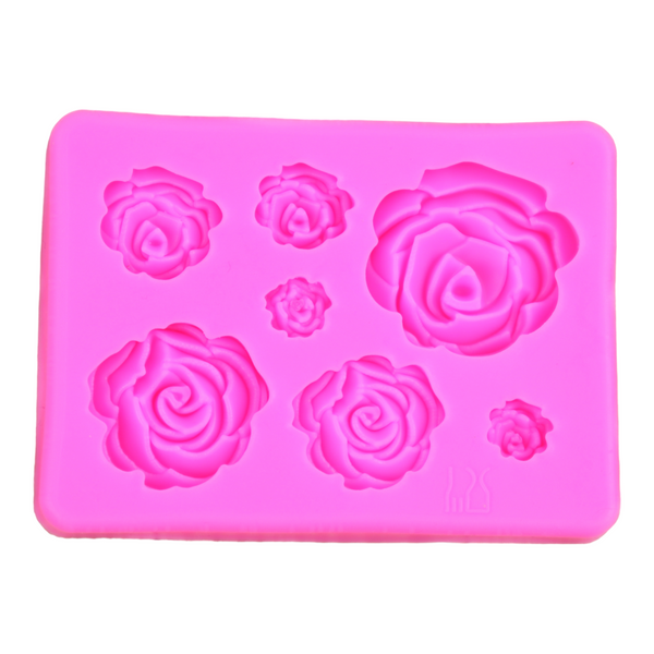 Small -1pc-Roses Silicone Mold-M49