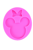 1pc-Mouse and Bow Silicone Mold-M44