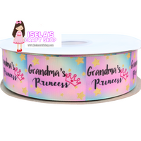 3yards-Grandma's Princess Ribbon/ Size-1.5"  38mm -R168