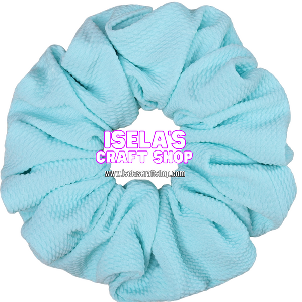 New Handmade Oversized Mint  Scrunchie S6