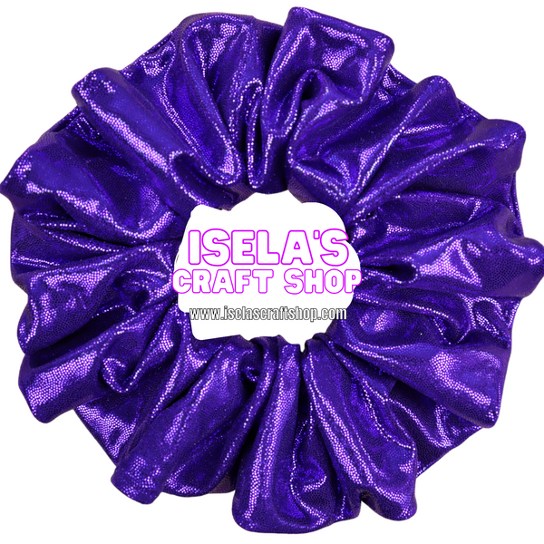 Handmade Oversized Purple Scrunchie  S27