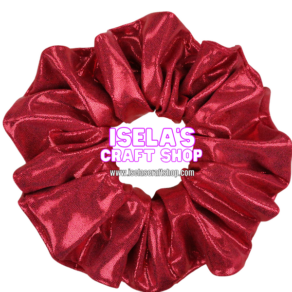 Handmade Oversized Red Scrunchie S20