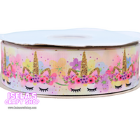 3Yards-Unicorn High Quality Ribbon-Size 1.5" 38mm -R437