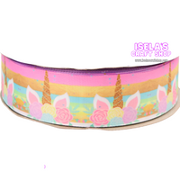 3Yrds-Unicorn  ribbon-Size 1.5" 38mm R449