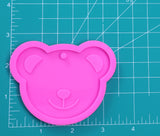 1pc-Bear Keychain Silicone mold -M36