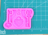 1pc-Key Lock Silicone Mold-M59